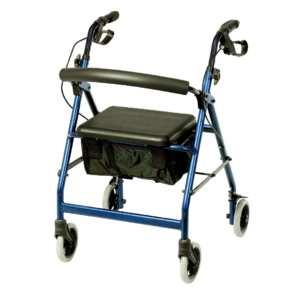 רולטור אלומיניום 4 גלגלים עם מושב ותיק