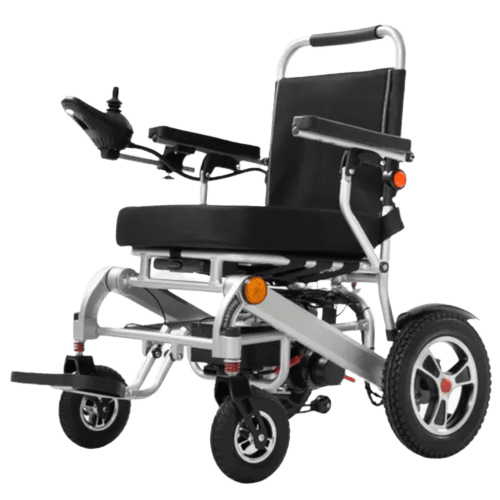 כסא גלגלים חשמלי דגם Light מתקפל קל משקל עד 150 ק”ג